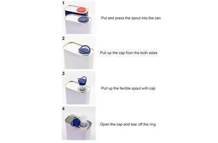 4 bước để mở nắp vòi Flex